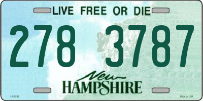 NH license plate 2783787