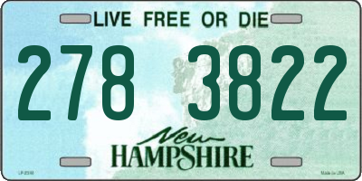 NH license plate 2783822