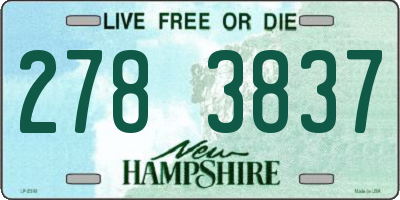 NH license plate 2783837