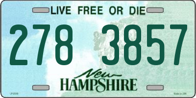 NH license plate 2783857