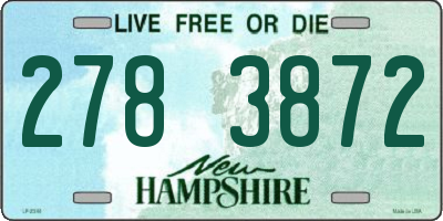 NH license plate 2783872