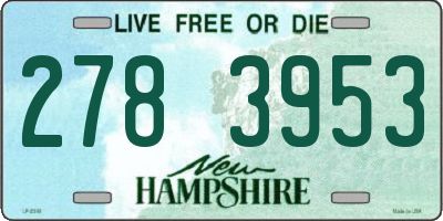 NH license plate 2783953
