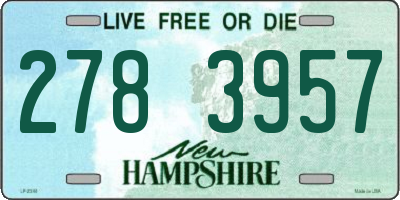 NH license plate 2783957