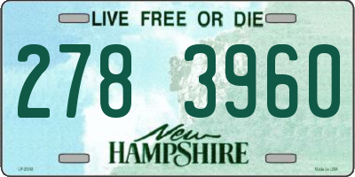 NH license plate 2783960