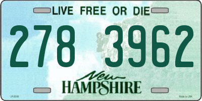 NH license plate 2783962