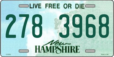 NH license plate 2783968