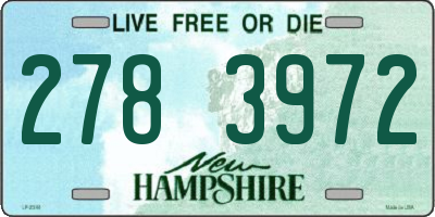 NH license plate 2783972