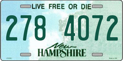 NH license plate 2784072