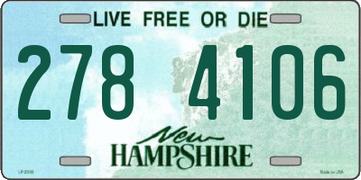 NH license plate 2784106