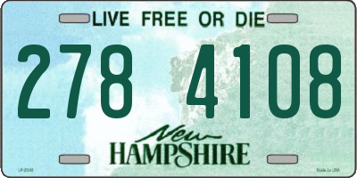 NH license plate 2784108
