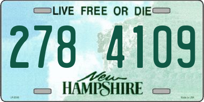 NH license plate 2784109