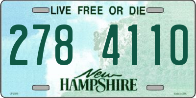 NH license plate 2784110