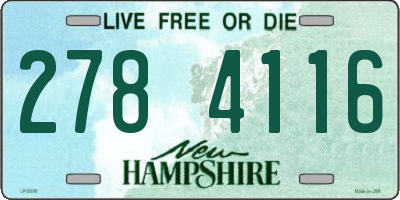 NH license plate 2784116