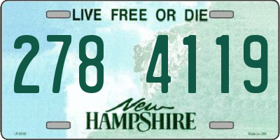 NH license plate 2784119