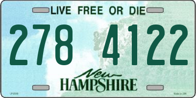 NH license plate 2784122
