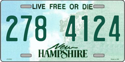 NH license plate 2784124