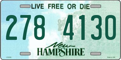 NH license plate 2784130
