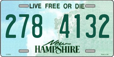 NH license plate 2784132