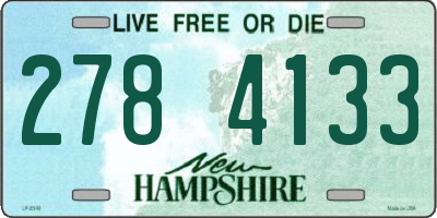 NH license plate 2784133