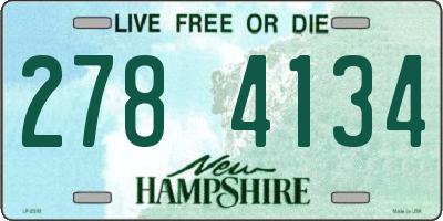 NH license plate 2784134