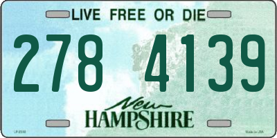 NH license plate 2784139