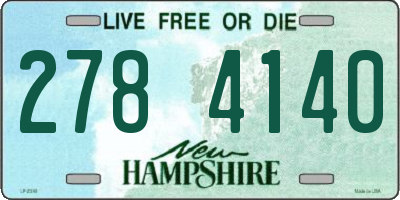NH license plate 2784140