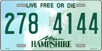 NH license plate 2784144