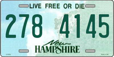 NH license plate 2784145
