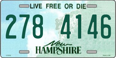 NH license plate 2784146