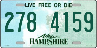 NH license plate 2784159