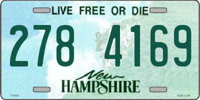NH license plate 2784169