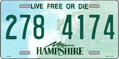 NH license plate 2784174