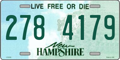 NH license plate 2784179