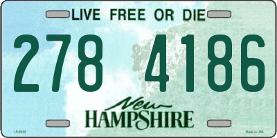 NH license plate 2784186