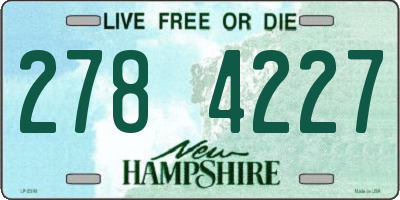 NH license plate 2784227