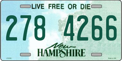 NH license plate 2784266