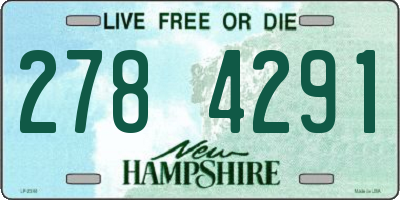 NH license plate 2784291