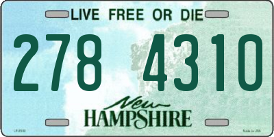 NH license plate 2784310
