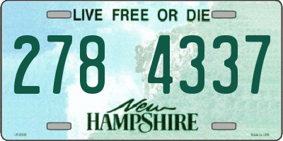 NH license plate 2784337