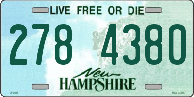 NH license plate 2784380