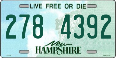 NH license plate 2784392
