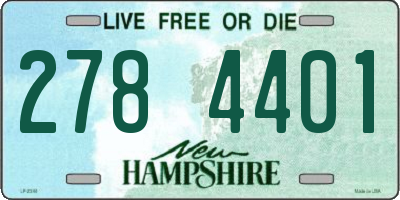 NH license plate 2784401