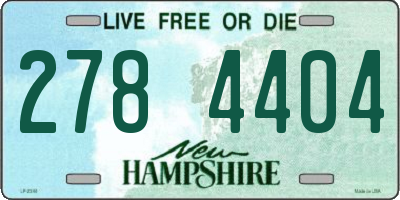 NH license plate 2784404