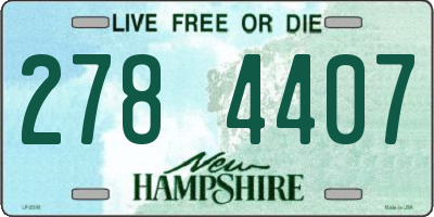 NH license plate 2784407