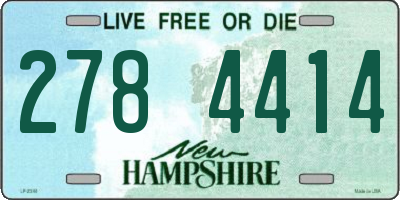 NH license plate 2784414