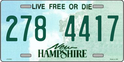 NH license plate 2784417