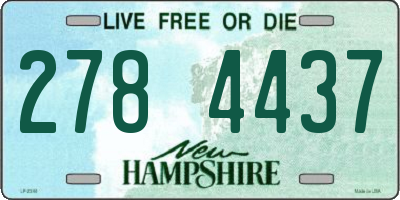 NH license plate 2784437