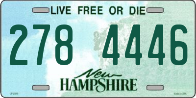 NH license plate 2784446