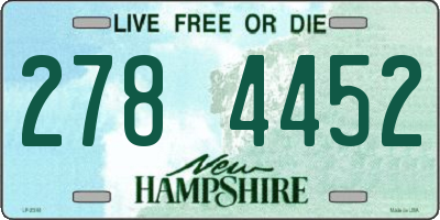 NH license plate 2784452