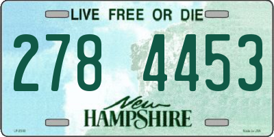 NH license plate 2784453